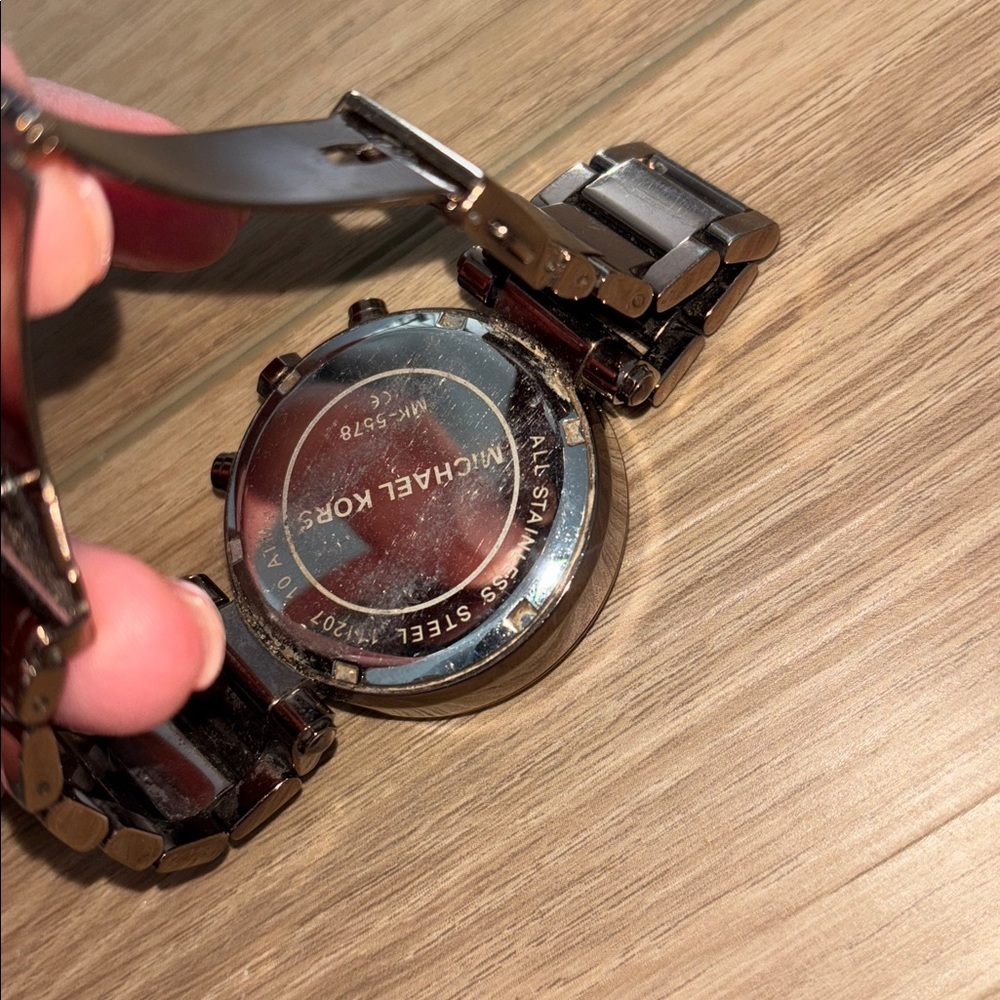Michael Kors Parker Chronograph watch w/ a chocolate/brown dial, crystal-set - Picture 4 of 4
